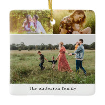 モダンファミリーフォトコラージュ 6枚の写真 クリスマス