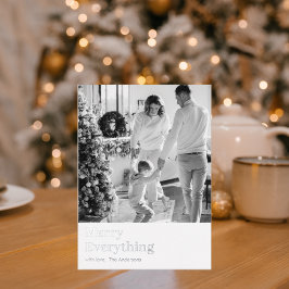 モダンファミリーフォト | 楽しいホリデーシーズン | ホリデー