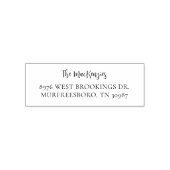 モダンファミリー カスタム 返送先住所 セルフインキングスタンプ (デザイン)