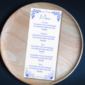 モダンファンキーお洒落青い手引き弓 メニュー