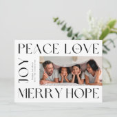 モダンファンキーメリーLetters JOY PEACE LOVE写真 シーズンカード (スタンド正面)