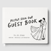 モダンファンキーレトロ結婚ズ ゲストブック (正面)