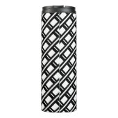 モダンファンキー幾何モノグラムの色 タンブラー (裏面)