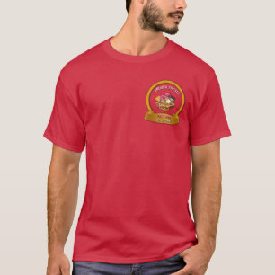モダンファーストフードカスタムレストラン名Red Tシャツ