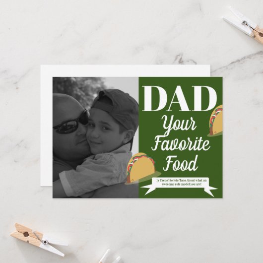 モダンファーズデイタコアイソメフお気に入りのェッド カード (正面/裏面インサイチュ)