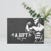 モダンフィットネストレーナーボディビルジムインストラクター (スタンド正面)