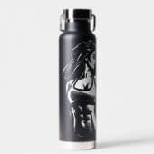 モダンフィットネストレーナーボディビルジムインストラクター ウォーターボトル (正面)