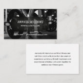 モダンフィットネストレーナー写真 名刺 (正面/裏面)