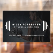 モダンフィットネストレーナーbarbellフォトビジネス ウィンドウサイン (シート2)