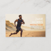 モダンフィットネスパーソナルトレーナー写真 名刺 (正面)