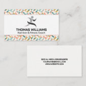 モダンフィットネスロゴ 名刺 (正面/裏面)