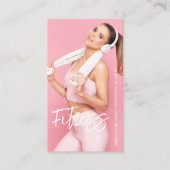 モダンフィットネス |パーソナルトレーナーQRコード写真 名刺 (正面)