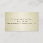 モダンフェイクエレガントプロフェッショナル 名刺 (裏面)