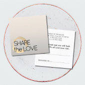 モダンフェイクエレガント金ゴールドシルバー美しい 紹介カード