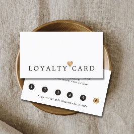 モダンフェイクエレガント金ゴールドハート美しいロイヤリティ ロイヤリティカード