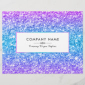 モダンフェイクカラフルグリッターサービス価格表 チラシ (裏面)