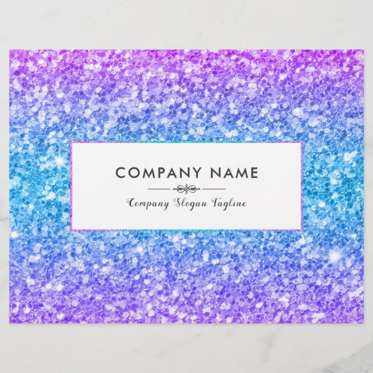 モダンフェイクカラフルグリッターサービス価格表 チラシ (裏面)