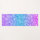 モダンフェイクグリッターグラデーション ヨガマット (正面(横))