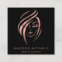 モダンフェイクバラ金ゴールド抽象芸術ヘアメイクアップ