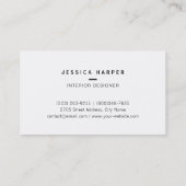 モダンフェイクバラ金ゴールド 名刺 (裏面)