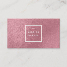 モダンフェイクバラ金ゴールド 名刺