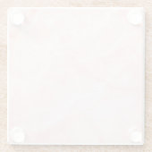 モダンフェイクモダン飲料用コースター ガラスコースター (裏面)