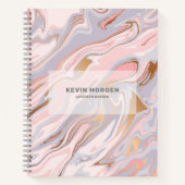 モダンフェイク大理石 ノートブック (正面)