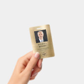 モダンフェイク金ゴールド企業のMetallic Photo IDバッジ バッジ (手持ち)