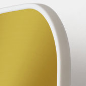 モダンフェイク金ゴールド名 ピックルボールラケット (左詳細)