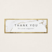 モダンフェイク金ゴールド大理石luxusビジネス感謝していユー (正面)