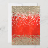 モダンフェイク金ゴールド 招待状 (裏面)