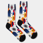 モダンフェスティバルとスターバストしゃれている ソックス (右)