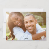 モダンフェスティバルカラフルChristmas Lights One Photo シーズンカード (裏面)