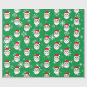 モダンフェスティバルサおもしろいータ顔クリスマス ラッピングペーパー (フラット)