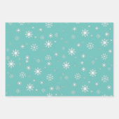 モダンフェスティバルサおもしろいータ顔パターン ラッピングペーパーシート (正面3)