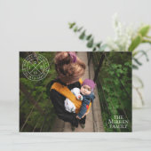 モダンフェスティバルシールレッドホリデーカード シーズンカード (スタンド正面)