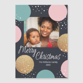 モダンフェスティバルドット雪の写真クリスマス