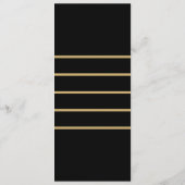 モダンフェスティバルブエレガントラック金ゴールドホリデーメニュー メニュー (裏面)