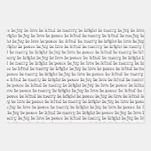 モダンフェスティバルベ平和メリーラブジョイ ラッピングペーパーシート (正面2)