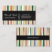 モダンフェスティバルポップ・アートの 名刺 (正面/裏面)