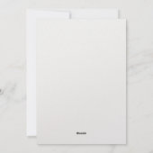 モダンフェスティバルレッドクリスマススタイリッシュ家族の写真 シーズンカード (裏面)