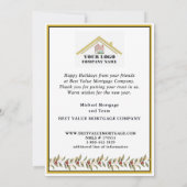 モダンフェスティバルロゴQRホリデーカード シーズンカード (裏面)