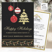 モダンフェスティバルロゴQRホリデーカード シーズンカード