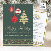 モダンフェスティバルロゴQRホリデーカード シーズンカード