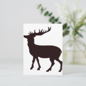モダンフェミニン鹿 ポストカード (スタンド正面)