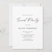 モダンフェミニンScript Photo Gradation 招待状 (裏面)