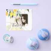 モダンフォトウェディングカード　レモンがテーマ チラシ (シングル)