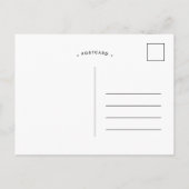 モダンフォトオーバーレイ生誕発表葉書 案内ポストカード (裏面)