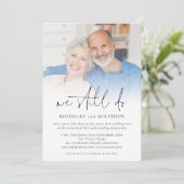 モダンフォトオーバーレイ記念日の誓い更新 招待状 (スタンド正面)