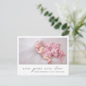 モダンフォトカワイホリデー誕生 案内ポストカード (スタンド正面)